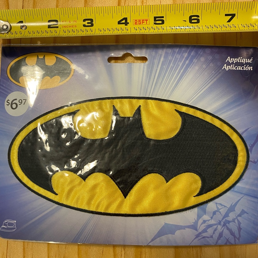 Batman appliqué FREE with bundle